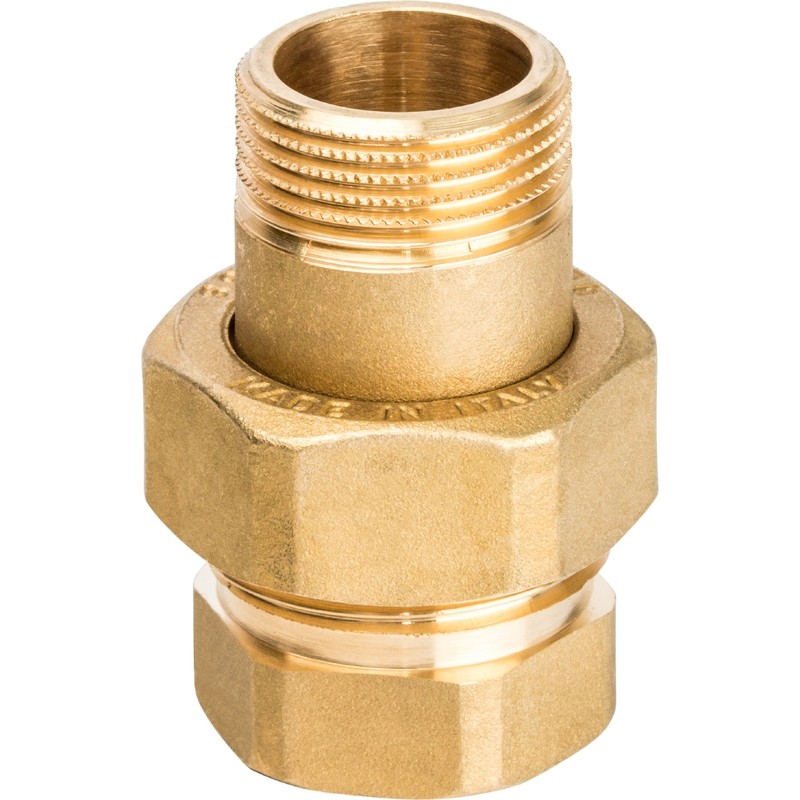 Разъемное соединение американка Stout SFT-0044-000034 3/4 дюйма уплотнение под гайкой по плоскости с внутренней и наружной резьбой