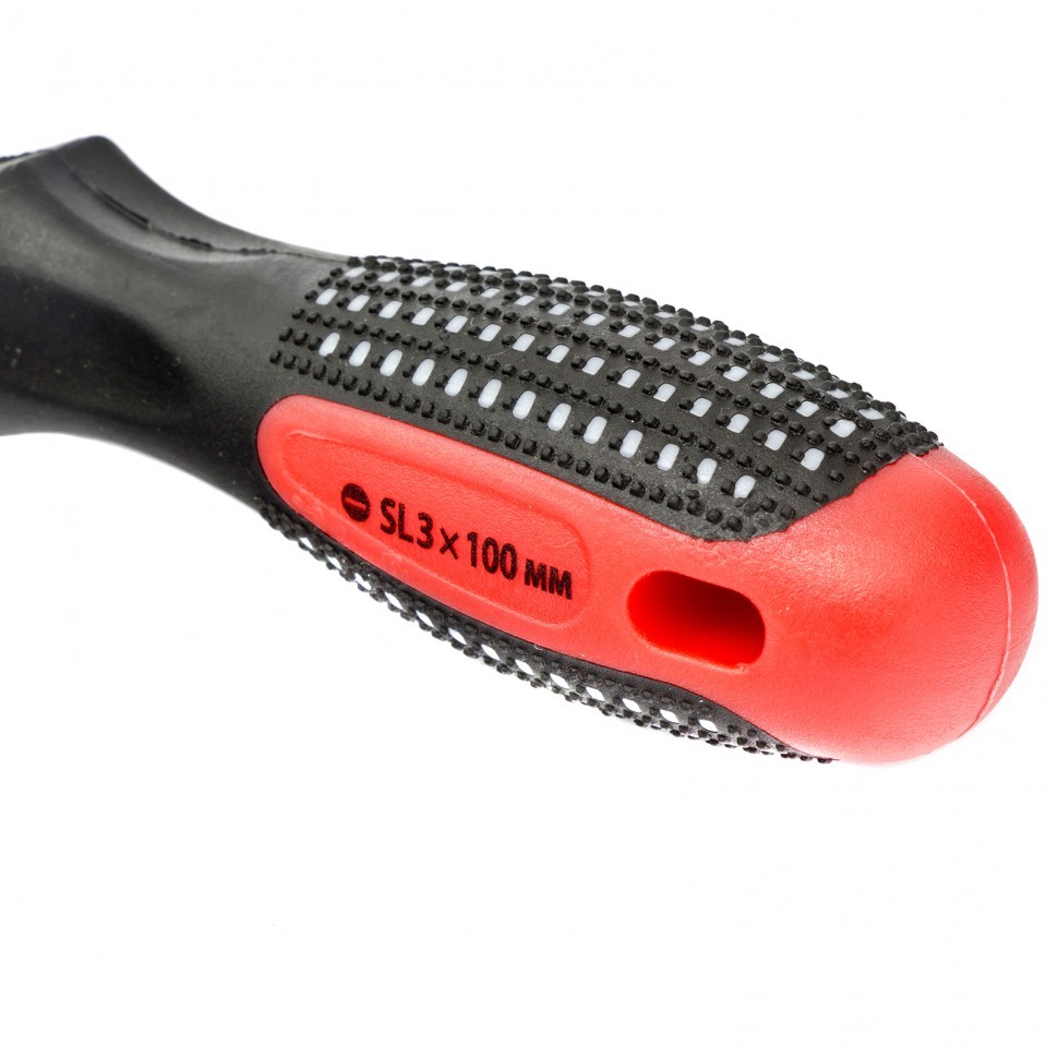 Отвертка шлицевая Matrix Fusion SL3х100 мм с рукояткой anti slip