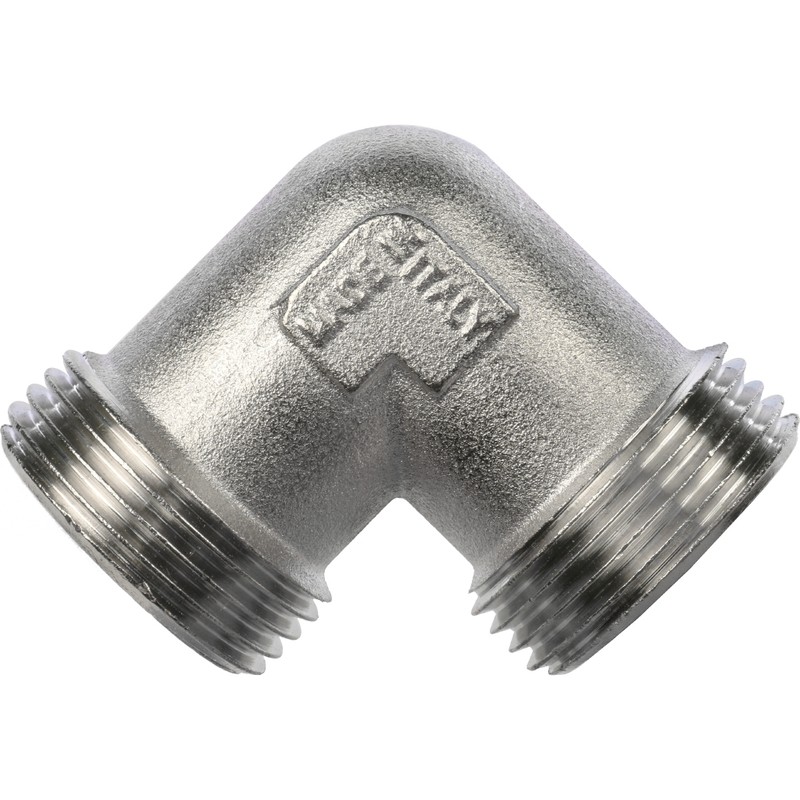 Угольник Stout SFT-0010-000001 1 дюйм никелированный с наружной резьбой