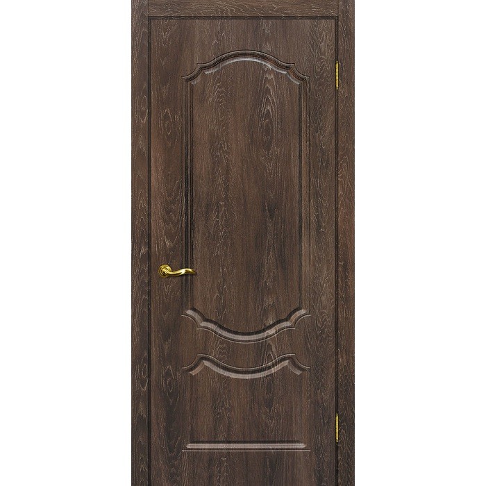 Дверное полотно Мариам Сиена-2 ПВХ шале Дуб корица глухое 2000х900 мм