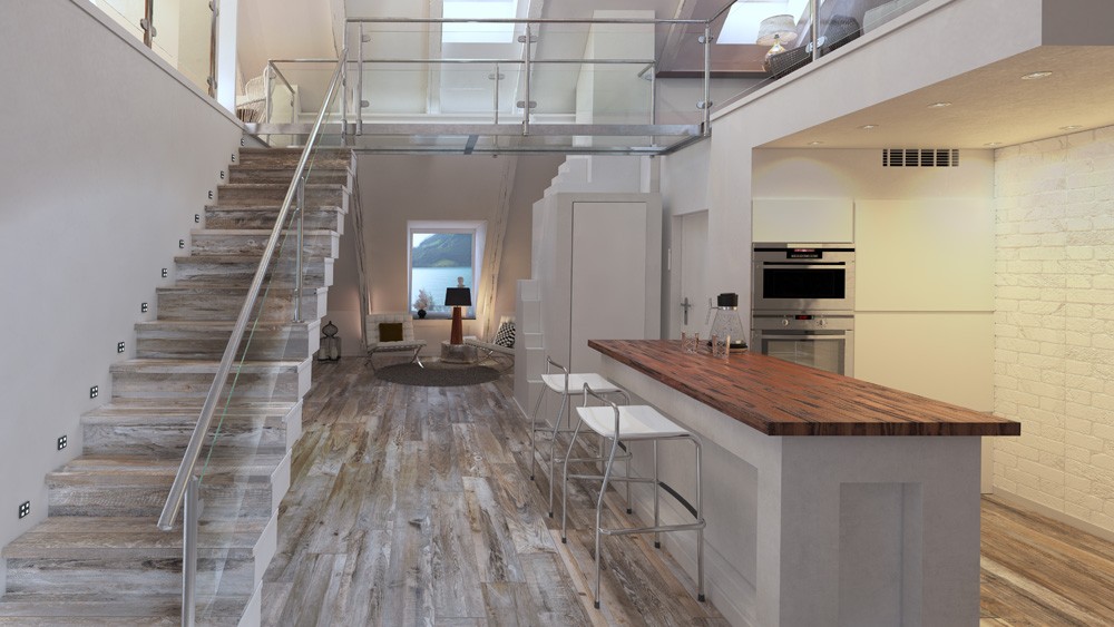Керамогранит Estima Spanish Wood SP03 неполированный 1200х194 мм 