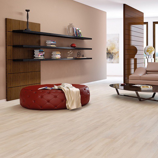 Паркетная доска Barlinek Decor Line Дуб Cappucino Molti трехполосная брашированная лак