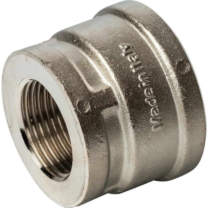Муфта переходная Stout SFT-0006-001121 1 1/2х1 дюйм никелированная с внутренней резьбой