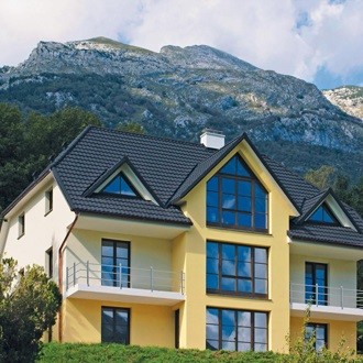 Черепица композитная Metrotile Metrobond темно-синяя