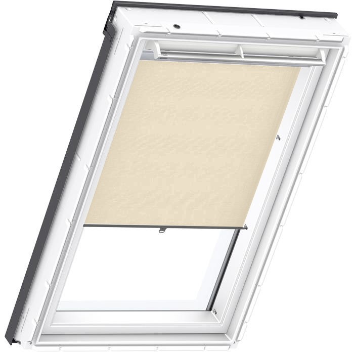 Штора рулонная Velux RHL 4000 натуральная текстура (P08) 94х140 см на крючках