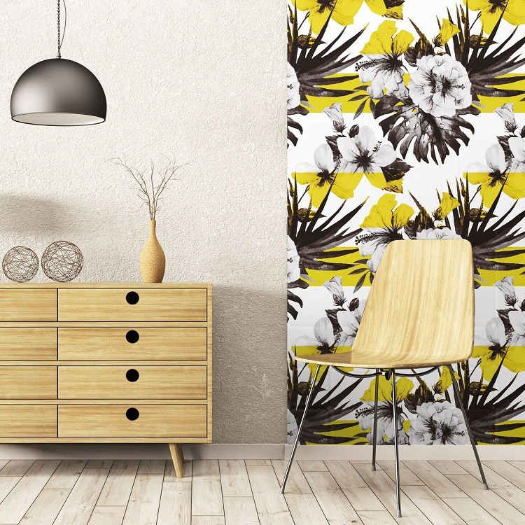 Фотообои виниловые на флизелиновой основе Decocode Монстэра 14-0490-AW 2х2,8 м
