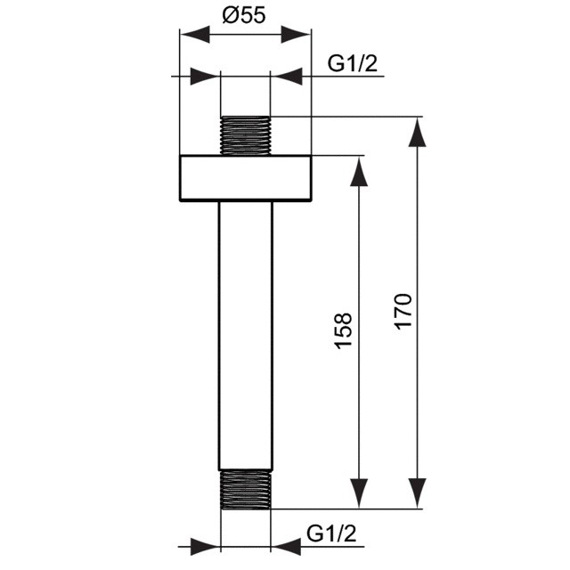 Кронштейн душевой Ideal Standard Idealrain L1 B9446AA