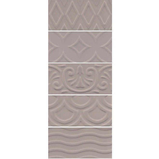Плитка керамическая Kerama Marazzi 16019 Авеллино mix структура коричневая 150х74 мм
