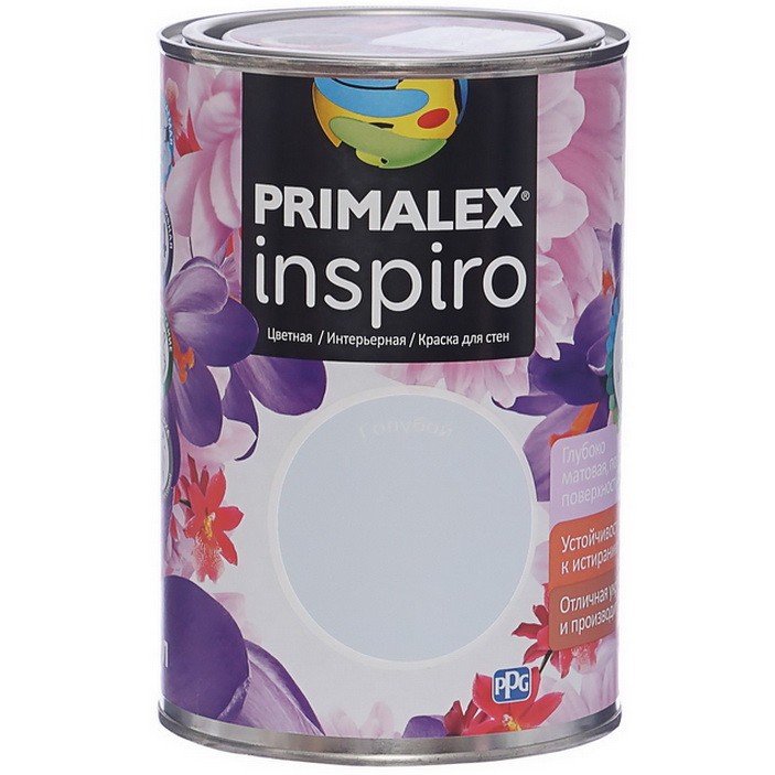 Краска интерьерная Primalex Inspiro голубая 1 л