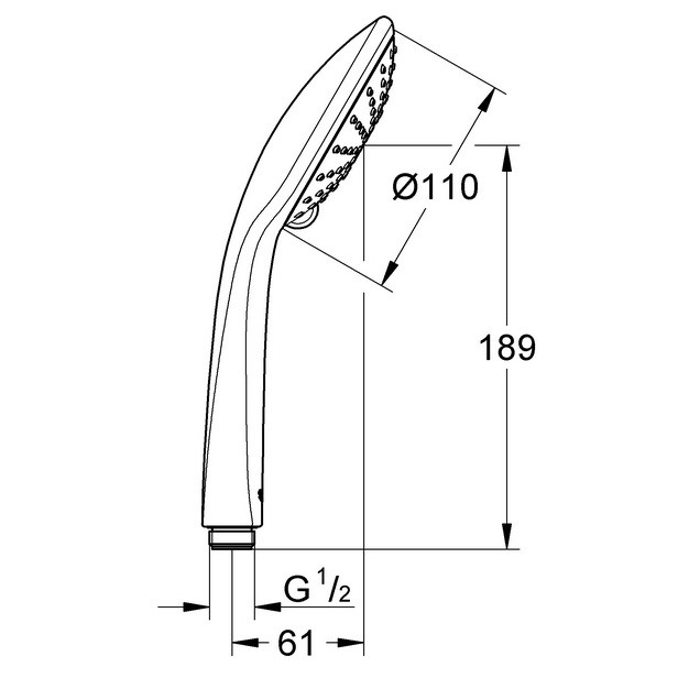 Ручной душ Grohe Euphoria 27220000