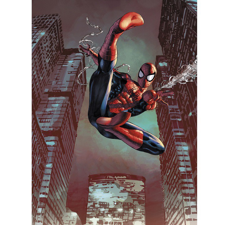 Фотообои бумажные Komar Spider-Man Jump 4-459 1,84x2,54 м