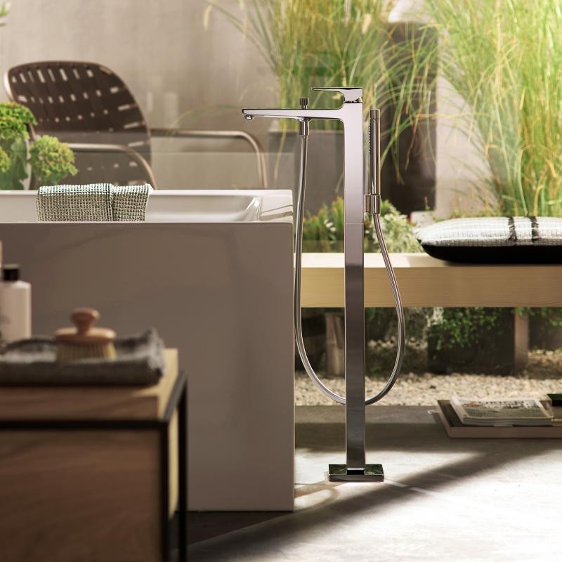 Смеситель для ванны Hansgrohe Metris 32532000 напольный