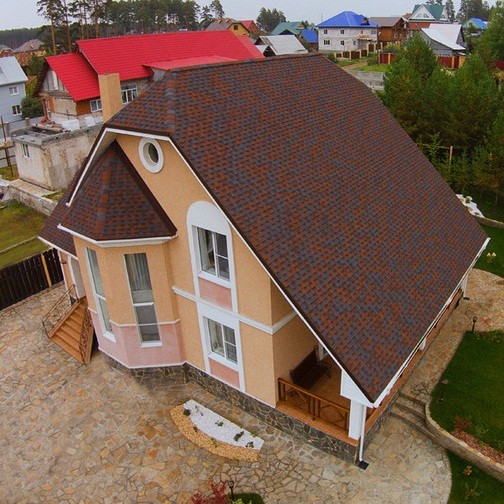 Черепица гибкая Технониколь Shinglas Джаз Севилья
