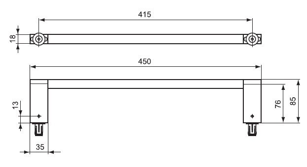 Полотенцедержатель Ideal Standard Connect E6981AA