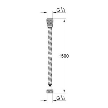 Душевой шланг Grohe Relexaflex 28151L00 150 см