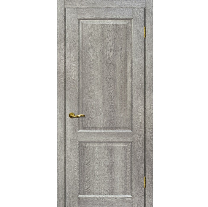 Дверное полотно Мариам Тоскана-1 ПВХ Чиаро гриджио глухое 2000х600 мм
