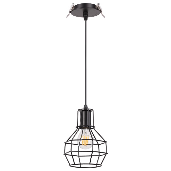 Светильник встраиваемый Novotech Zelle 370424 черный 50W 220V