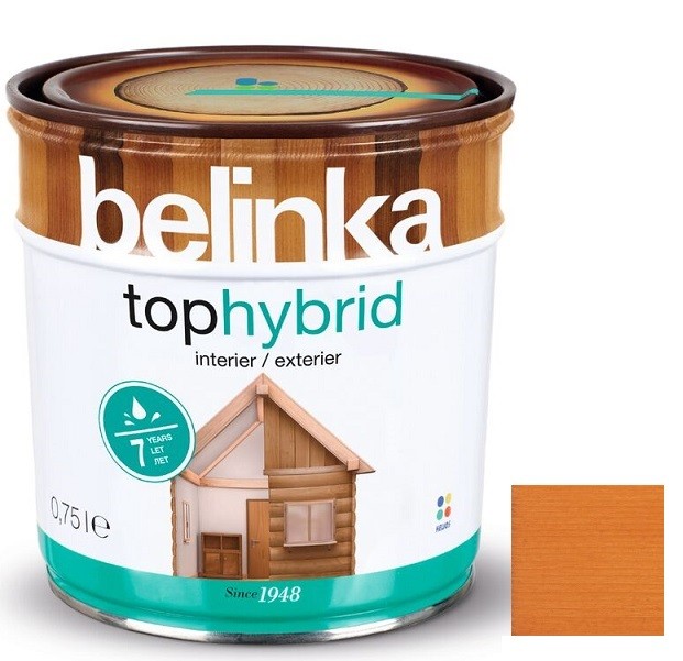 Пропитка для древесины Belinka Tophybrid №08 Темная лиственница 0,75 л