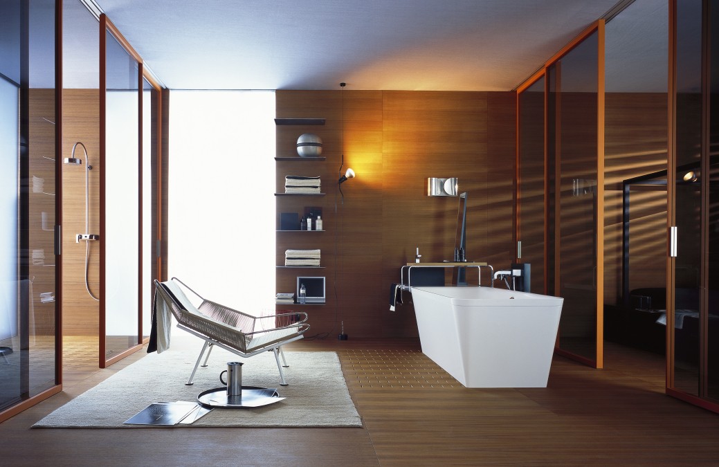 Смеситель для душа Hansgrohe Axor Citterio 39620000 с 2-я душами хром