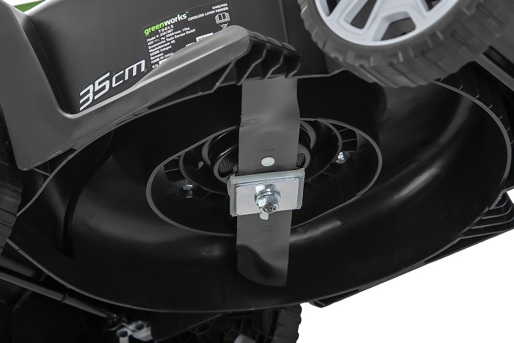 Газонокосилка аккумуляторная Greenworks G40LM35K2