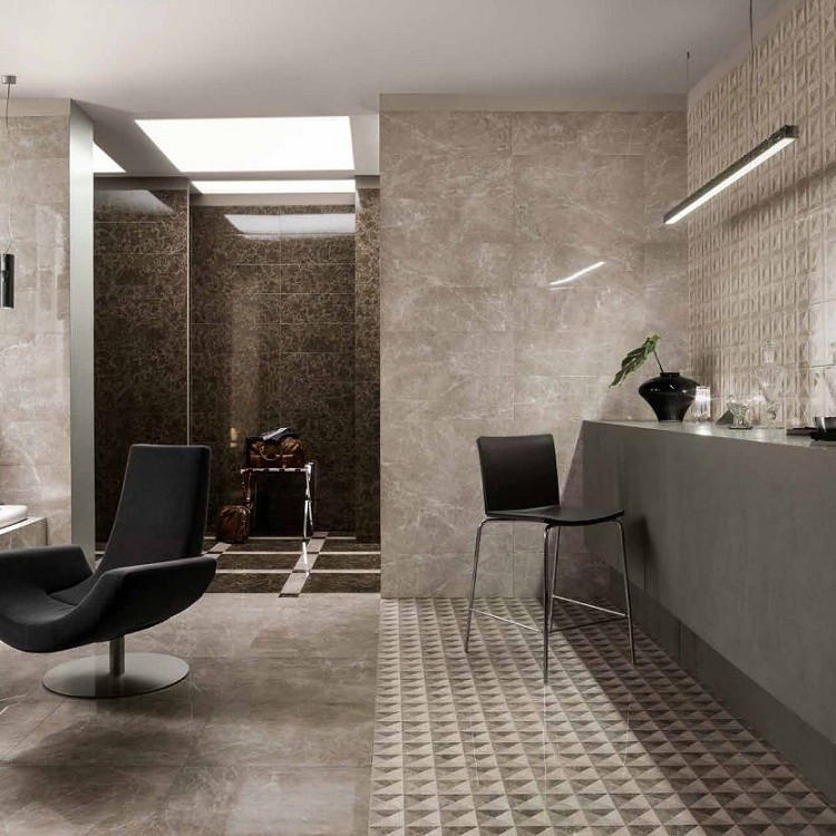 Керамогранит Italon Elite Grey Inserto Illusion Люкс 590х590 мм