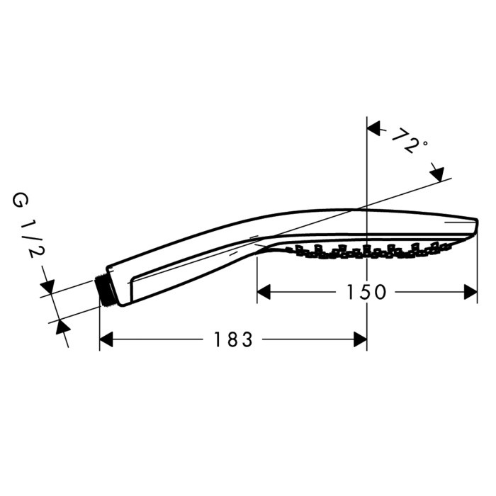 Душевой гарнитур Hansgrohe Raindance Select S 150 27802000