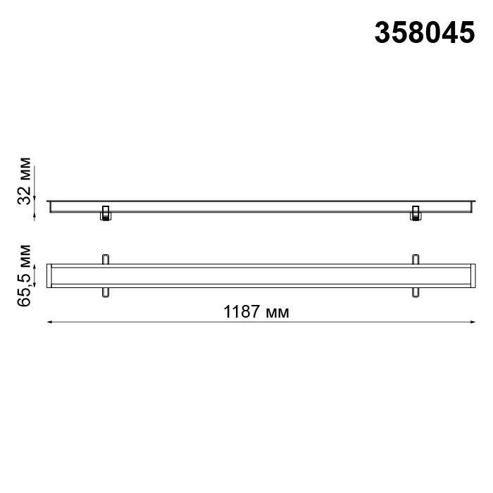 Светильник встраиваемый светодиодный Novotech Iter 358045 белый 50W 220V