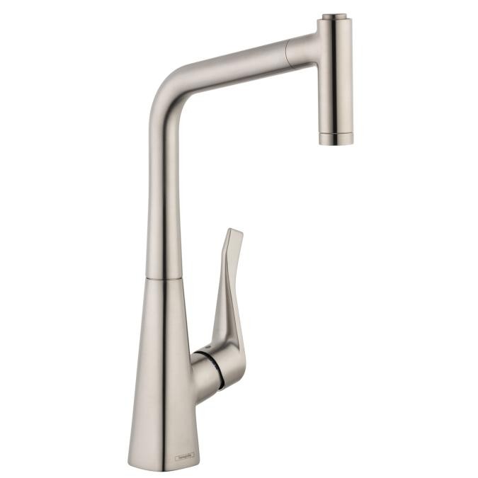 Смеситель для кухни Hansgrohe Metris 220 14834800 с выдвижным изливом