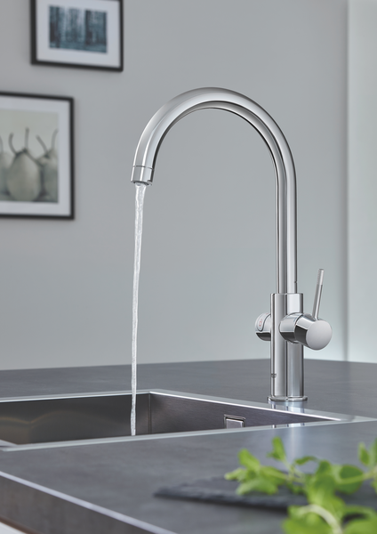 Смеситель для кухни Grohe Red Duo New 30079001 с водонагревателем