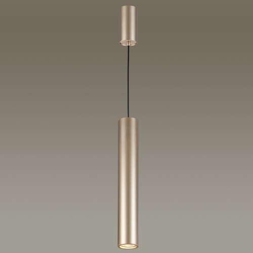 Светильник подвесной/накладной Odeon Light Vincere 3828/1CA золото D60хH400 мм GU10 50W 220V