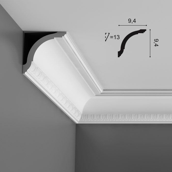 Карниз потолочный из дюрополимера Orac Decor Axxent CX128 2000х94х94 мм