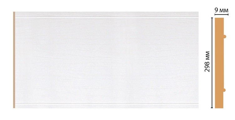 Панель декоративная Decomaster Золото B30-118 2400х298 мм