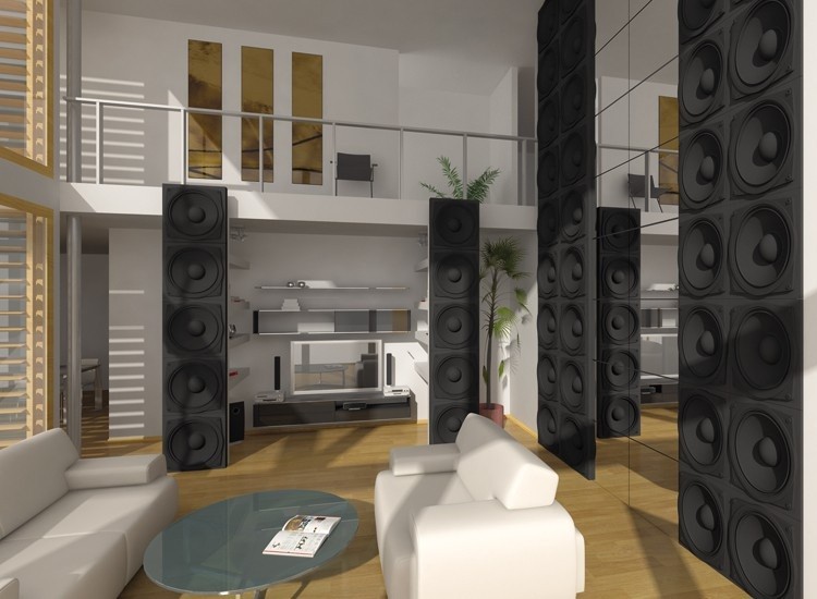 Дизайнерская 3D панель из гипса Artpole Sound 600х600 мм