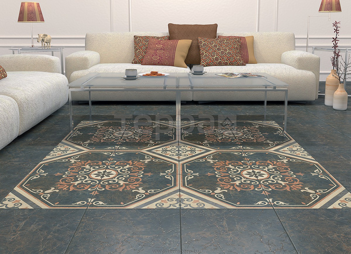 Керамическая плитка Kerama Marazzi 4192 Кашмир напольная коричневая 402x402 мм