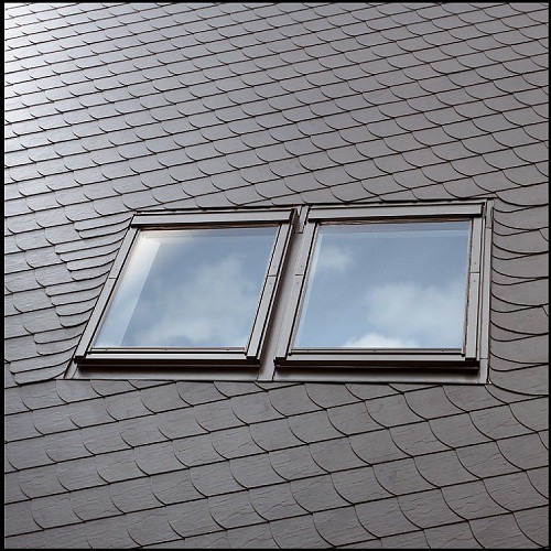 Комплект из 2 окладов Velux Optima ESK 0021 (CR02) 550x780 мм для комбинированной установки горизонтальный