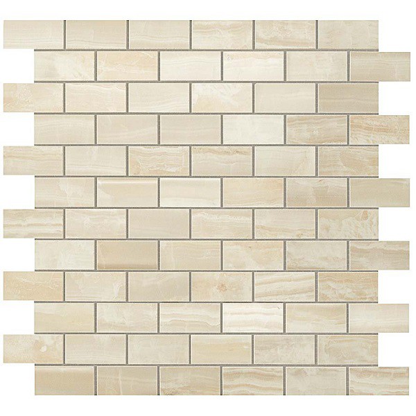 Мозаика керамическая Atlas Concorde Supernova Onyx Ivory Chiffon Brick