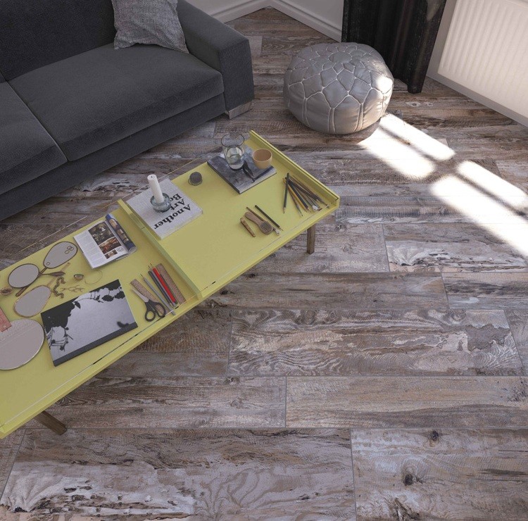Керамогранит Estima Spanish Wood SP03 неполированный 900х150 мм