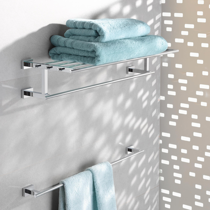 Полотенцедержатель с полкой Grohe Essentials Cube 40512001