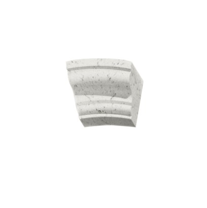 Арочный элемент из искусственного камня White Hills Тиволи 735-01 белый