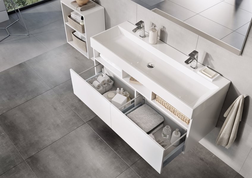 Тумба под раковину Ravak SD Natural 1200 X000001053 глянцевая белая