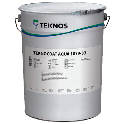 Лак акрил-уретановый Teknos Teknocoat Aqua 1879-03 интерьерный полуматовый 4,5 л