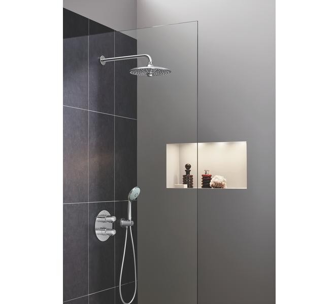 Верхний душ Grohe Euphoria 260 SmartControl 26458000 с душевым кронштейном