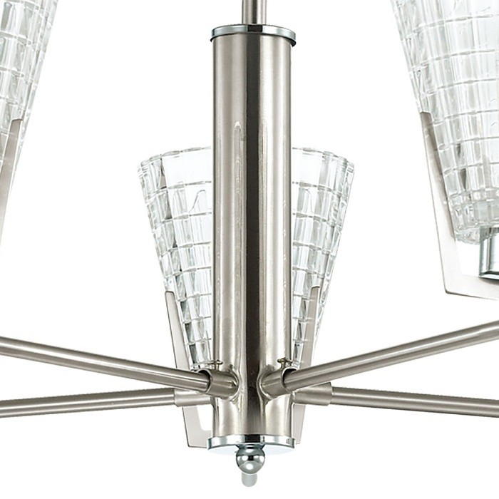 Люстра подвесная Lumion Janna 4409/5C никель/хром E14 5х40W 220V