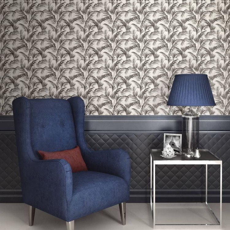 Бордюр керамический Kerama Marazzi BLC019R Тропикаль Багет чёрный обрезной 300х50 мм