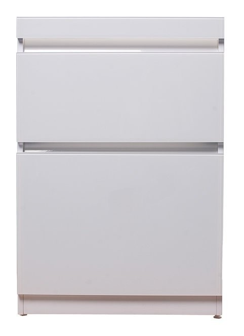 Тумба с раковиной Style Line Даймонд 120 R Люкс Plus белая