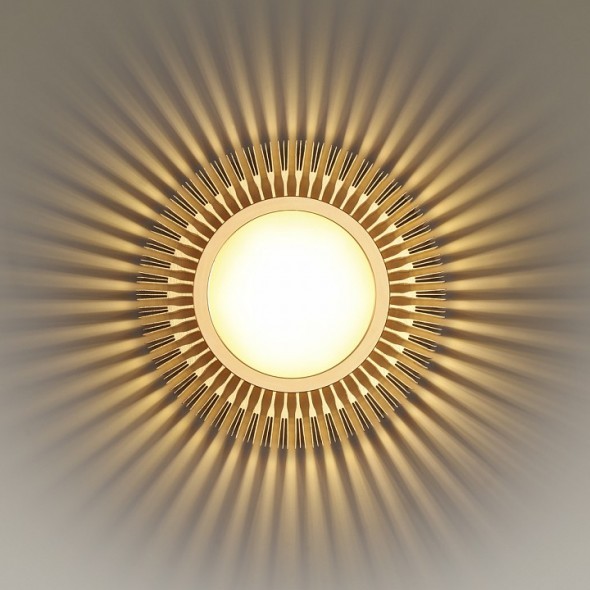 Светильник настенный светодиодный Odeon Light Cielino 3850/5WL золото 5W 220V