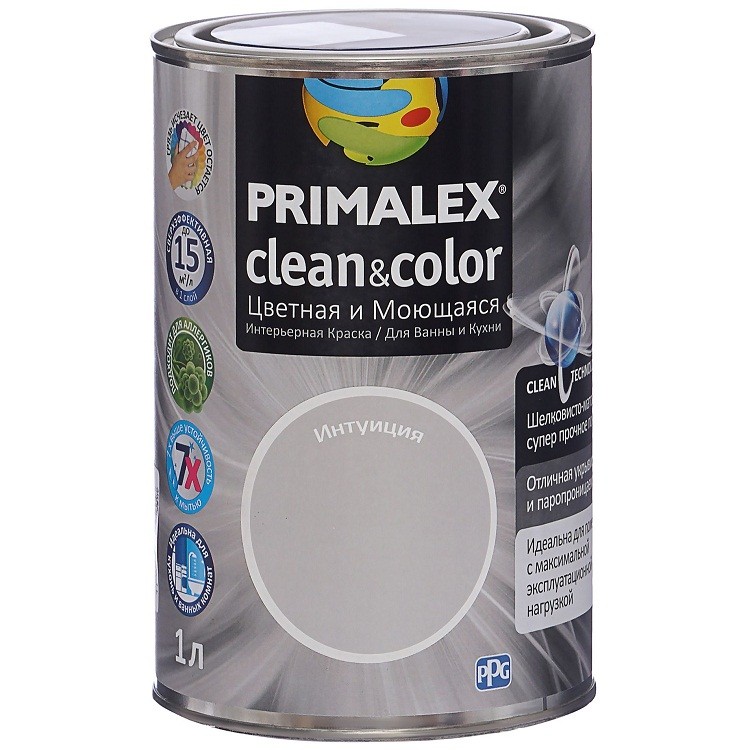 Краска интерьерная Primalex Clean&Color Интуиция 1 л