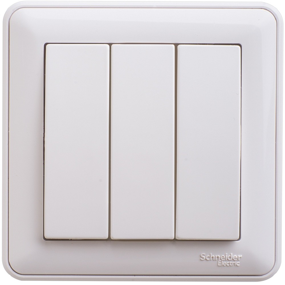 Выключатель Schneider Electric W59 VS0510-351-18 трехклавишный белый