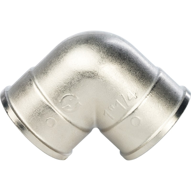 Угольник Stout SFT-0014-000114 1 1/4 дюйма никелированный с внутренней резьбой