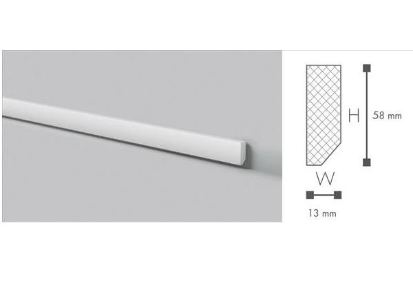 Плинтус из дюрополимера NMC HDPS Floorstyl FT- 2 2 м